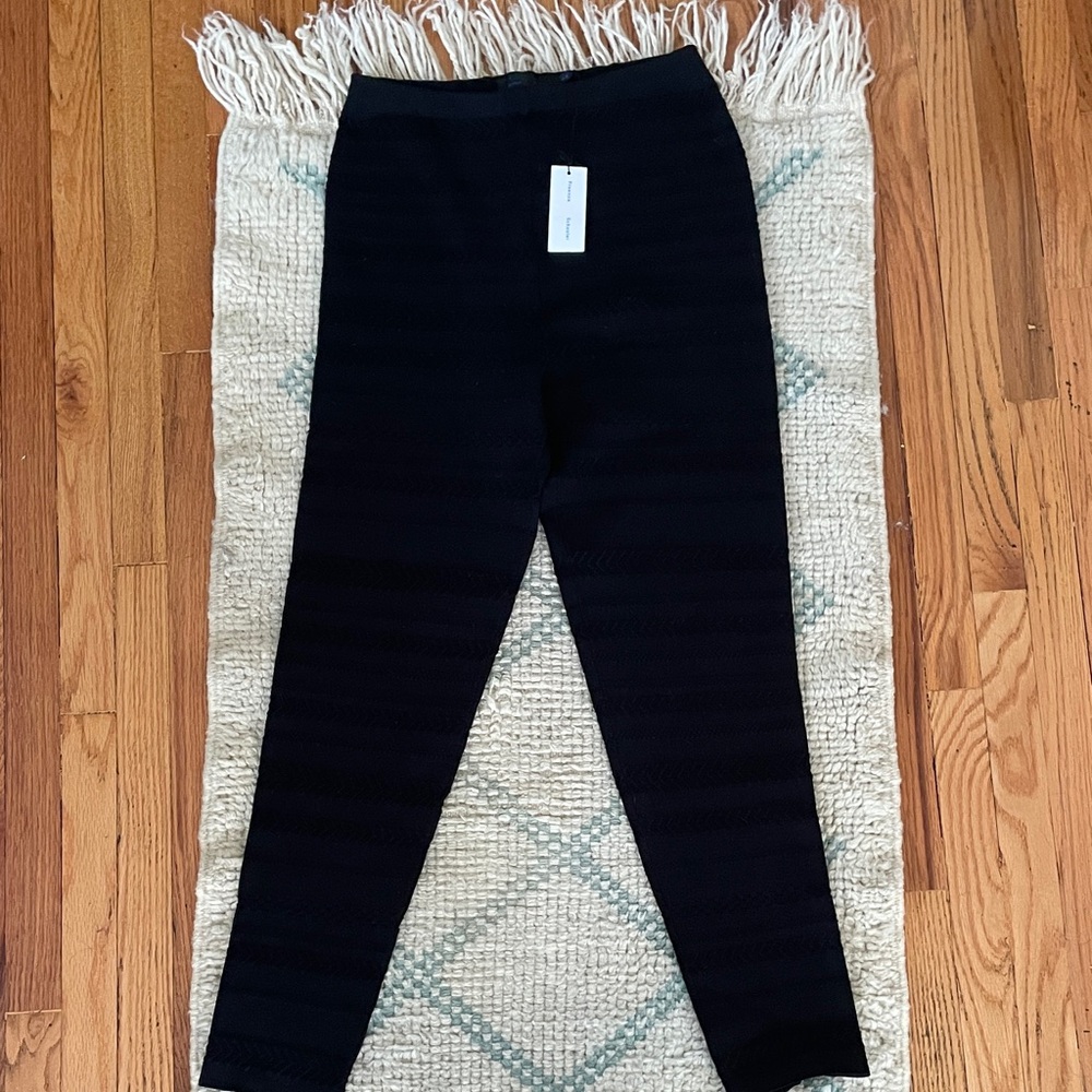 NWT Proenza Schouler Black Knit Leggings